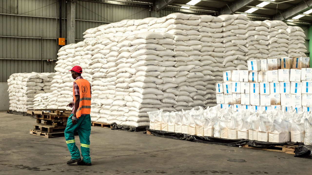 PAM dá 2,4 mil toneladas de arroz para escolas na Guiné-Bissau