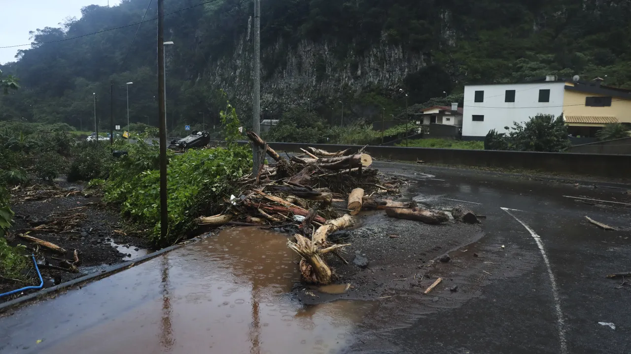 Aviso para regiões da Madeira elevado para laranja devido a chuva