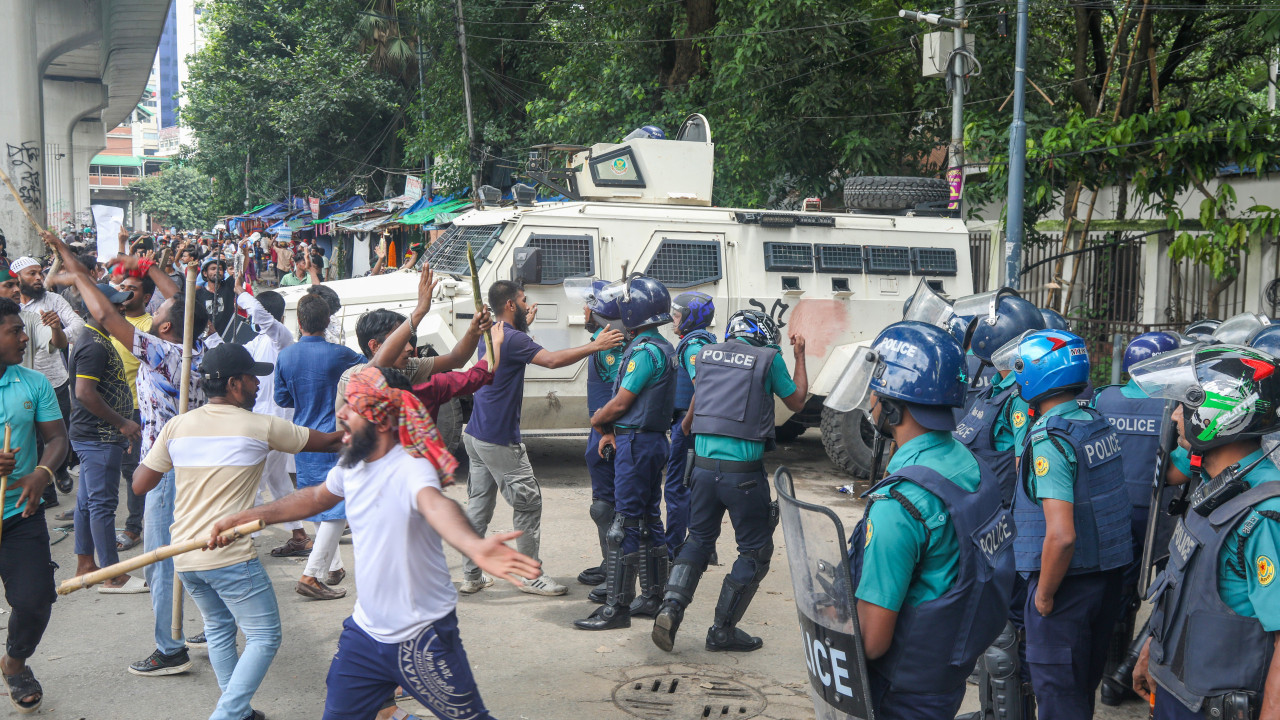 Protestos no Bangladesh provocaram hoje uma centena de mortos