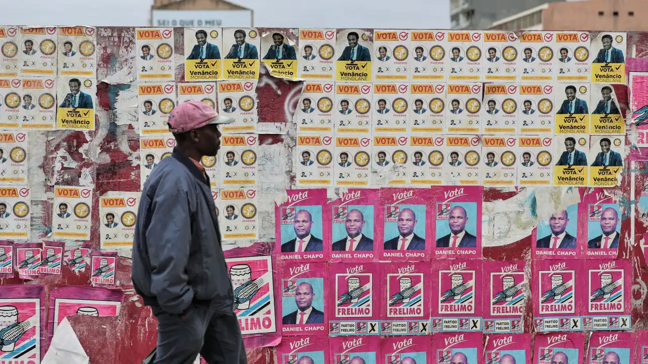 Vermelho e Frelimo tomam conta de Maputo a uma semana da votação