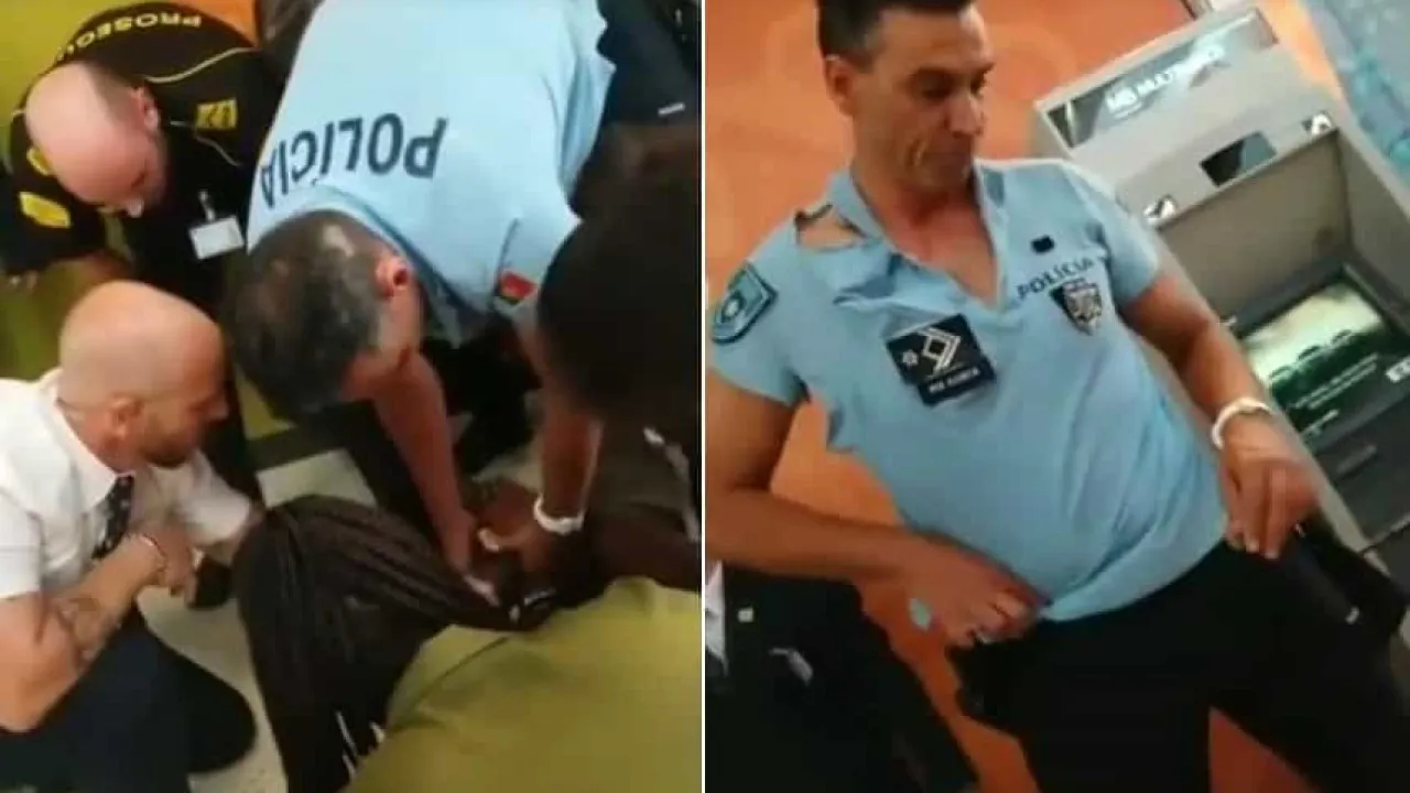 Roupa rasgada e arranhões. Assim ficou polícia agredido na Amadora