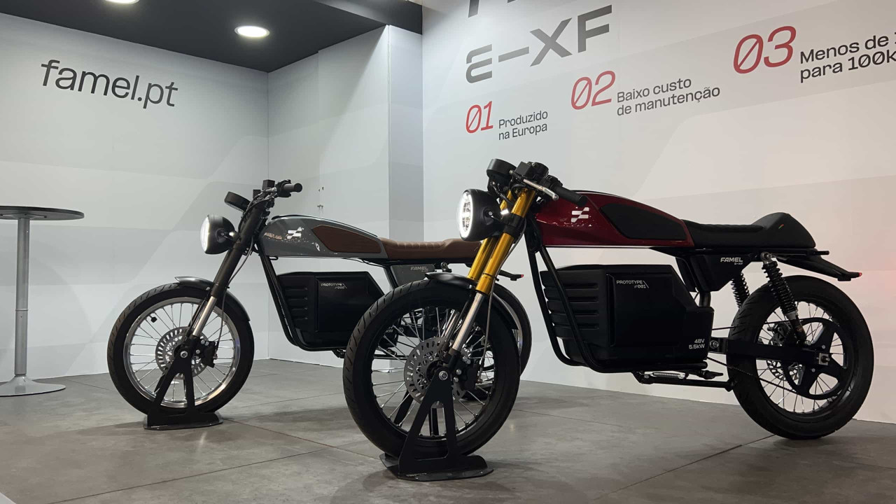 Mota Elétrica 125cc – FAMEL E-XF 100% Elétrica, Café Racer e Clássica