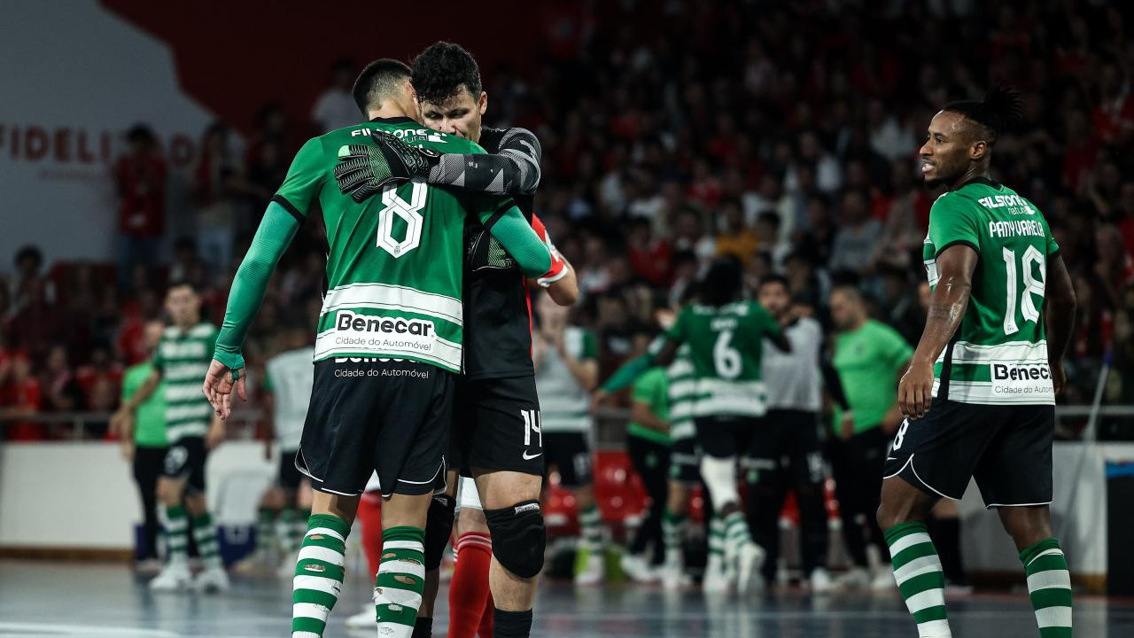 Futsal AO VIVO: siga o jogo três da final entre Sporting e Benfica