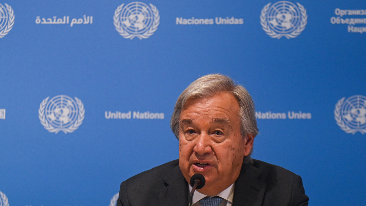 Guterres duvida que retirada de palestinianos de Rafah seja realista