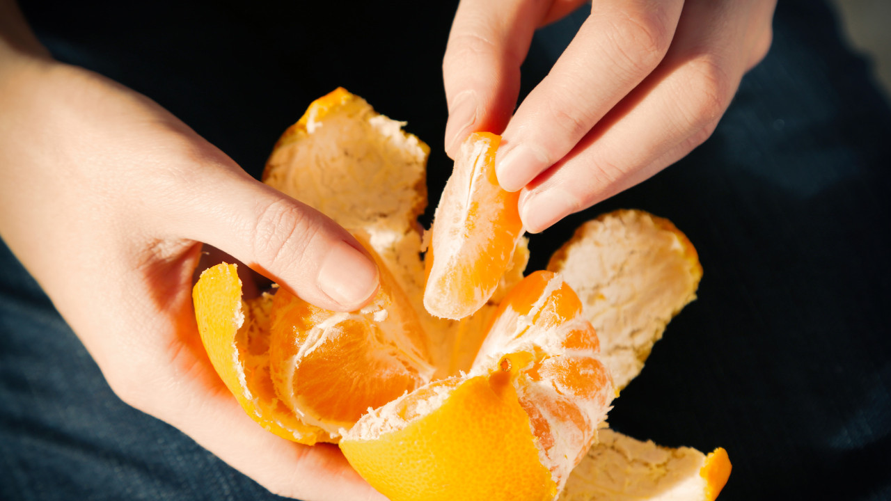 A casca da tangerina têm benefícios que poucos conhecem