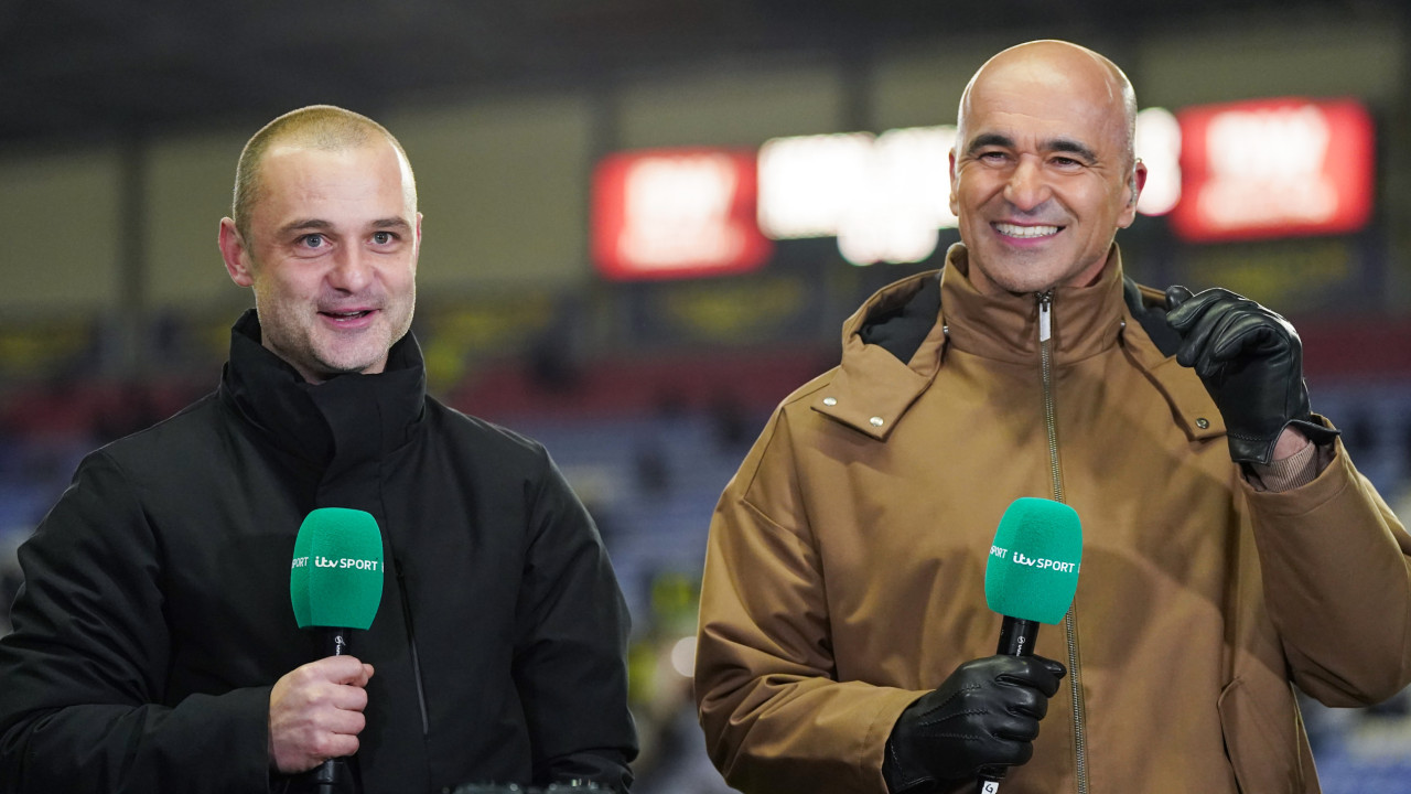 Roberto Martínez no Wigan-Manchester United como comentador