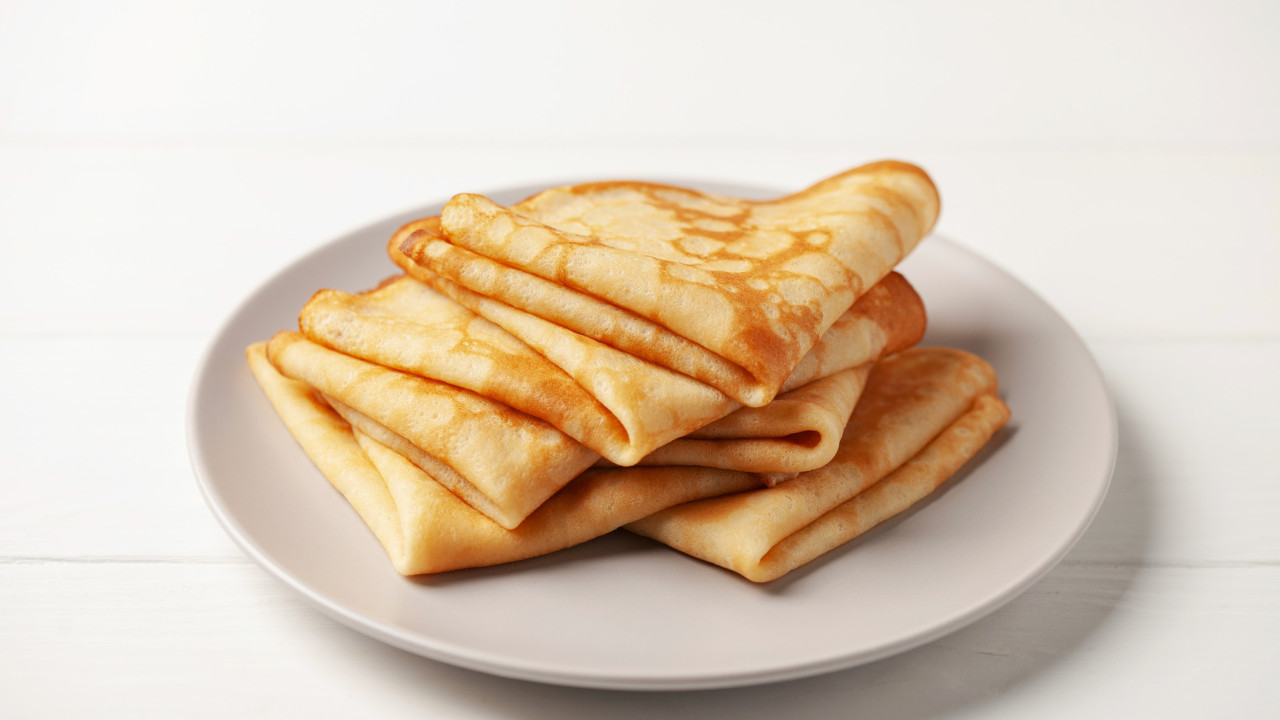 Com quatro ingredientes faz uns crepes de café maravilhosos