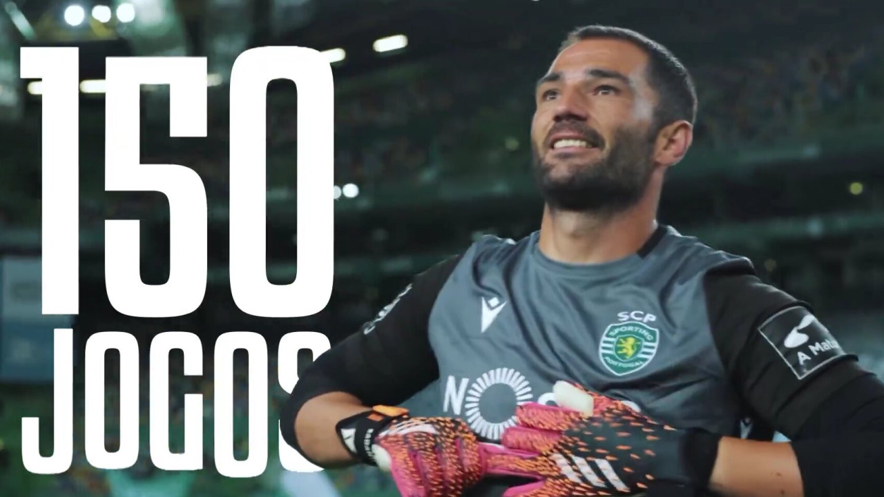 Sporting assinala 150 jogos de Antonio Adán com este vídeo