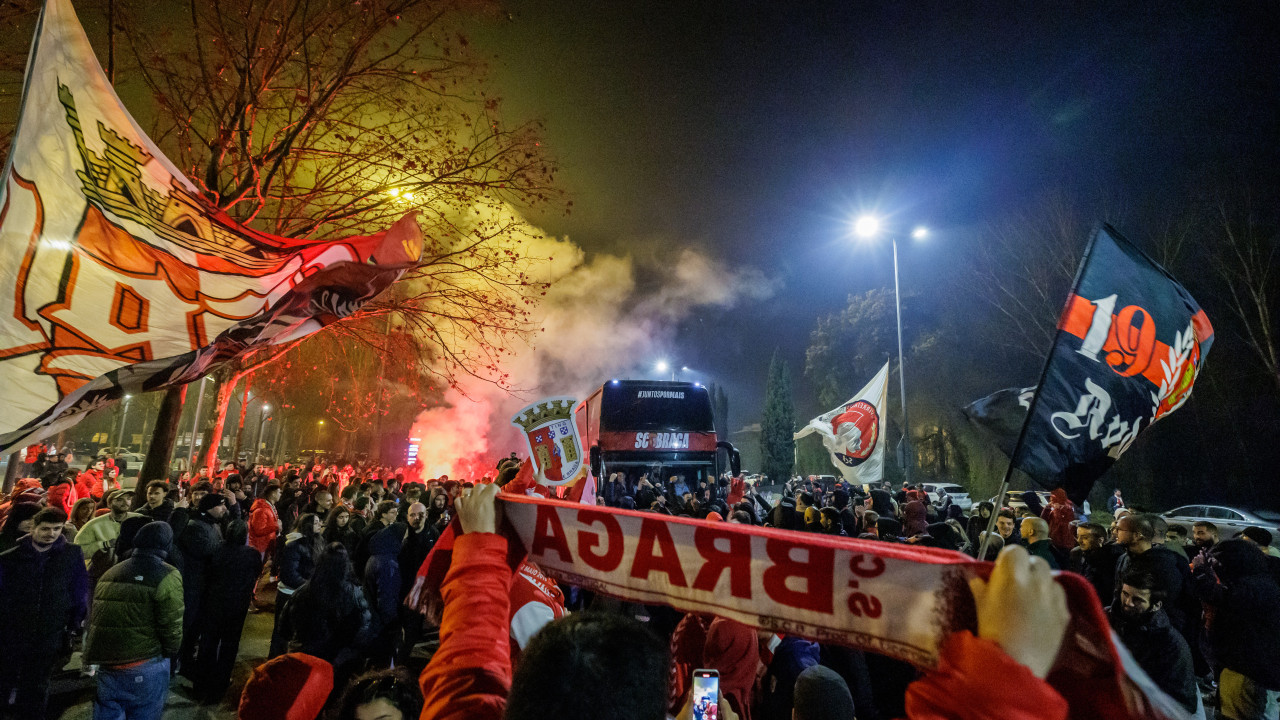 'Loucura' em Braga. Assim foi a receção aos campeões de inverno