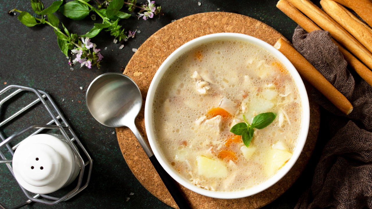 Receita. Queremos muito que experimenta esta incrível sopa de frango