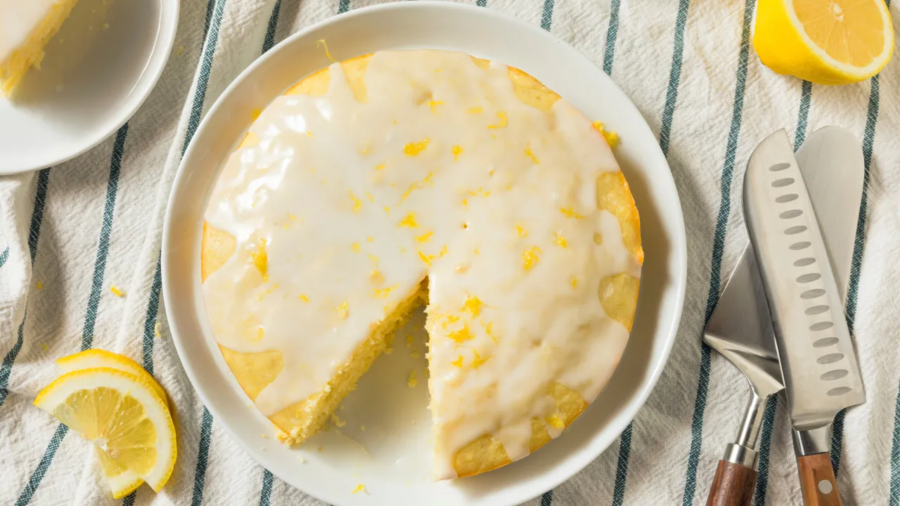 Nem precisa de açúcar para fazer este bolo de limão e iogurte