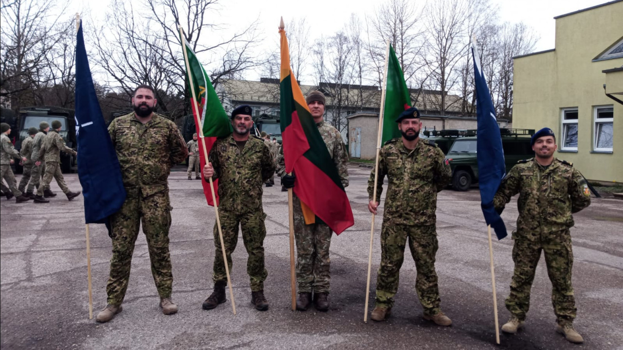 Fuzileiros portugueses nos 20 anos da entrada da Lituânia na NATO