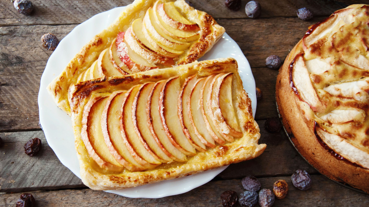 In nur wenigen Minuten sind Ihre Apfelkuchen verzehrfertig.