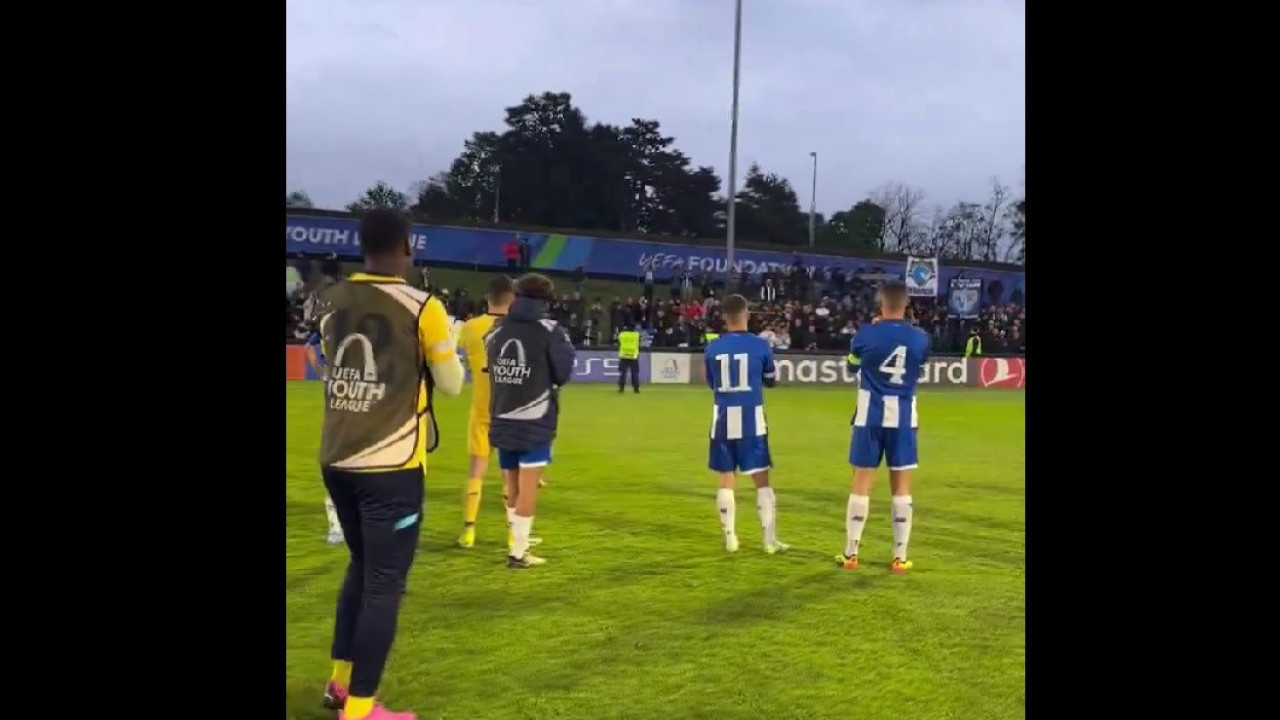 FC Porto foi eliminado da Youth League e adeptos reagiram assim em Nyon