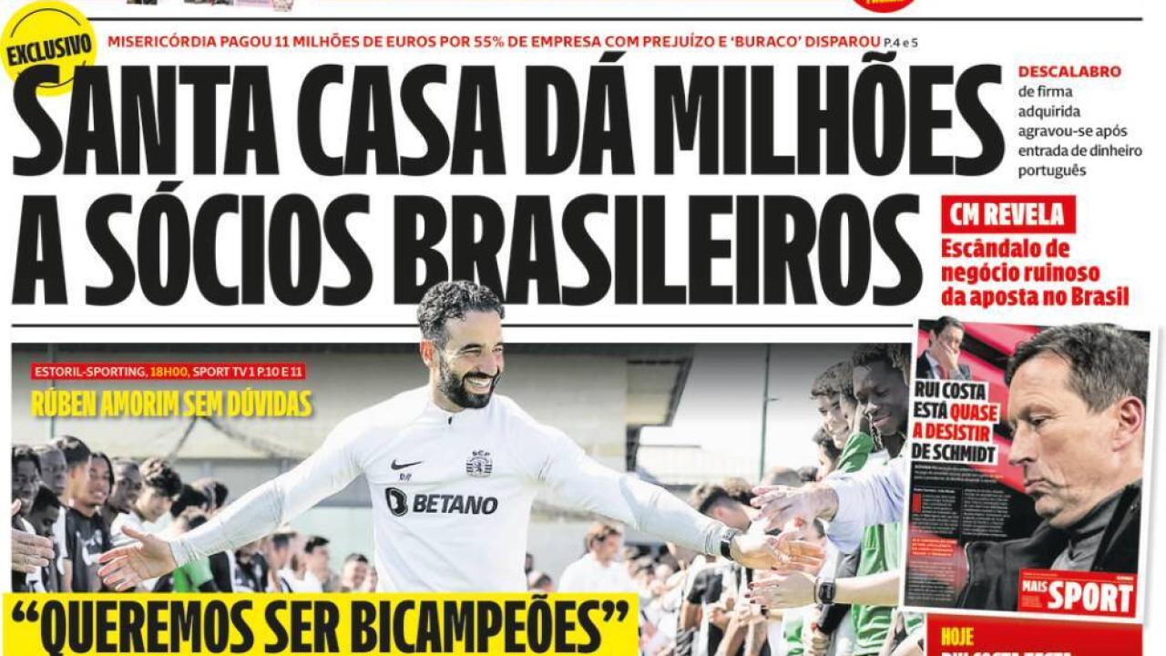 Hoje é notícia: Santa Casa dá milhões a brasileiros; NAV ajudou Medina