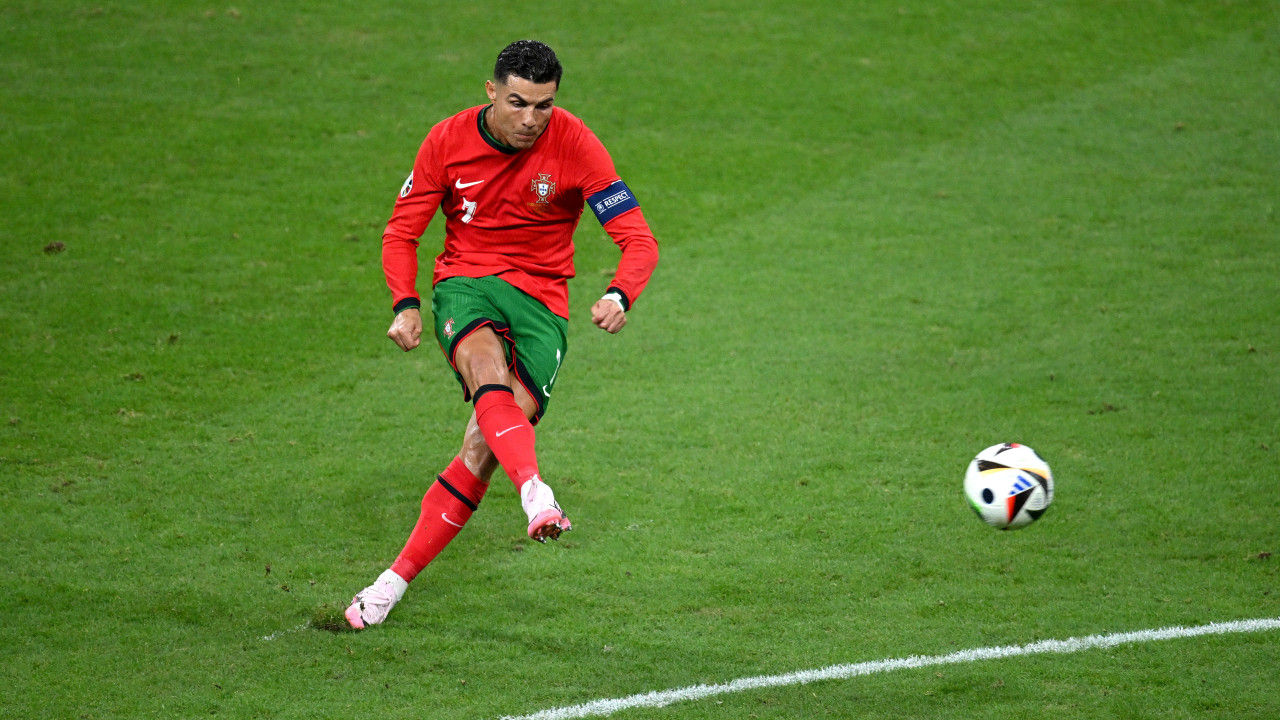 Cristiano Ronaldo é o jogador com mais remates em todo o Euro'2024