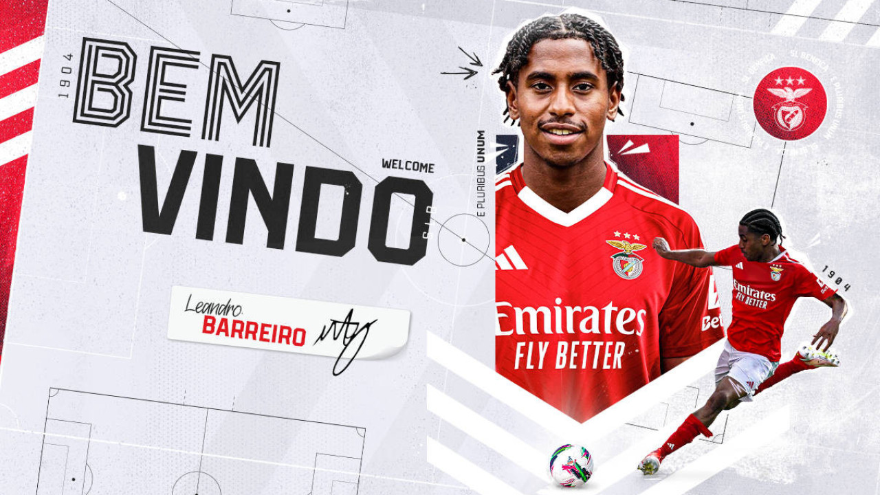 Oficial: Benfica confirma contratação de Leandro Barreiro