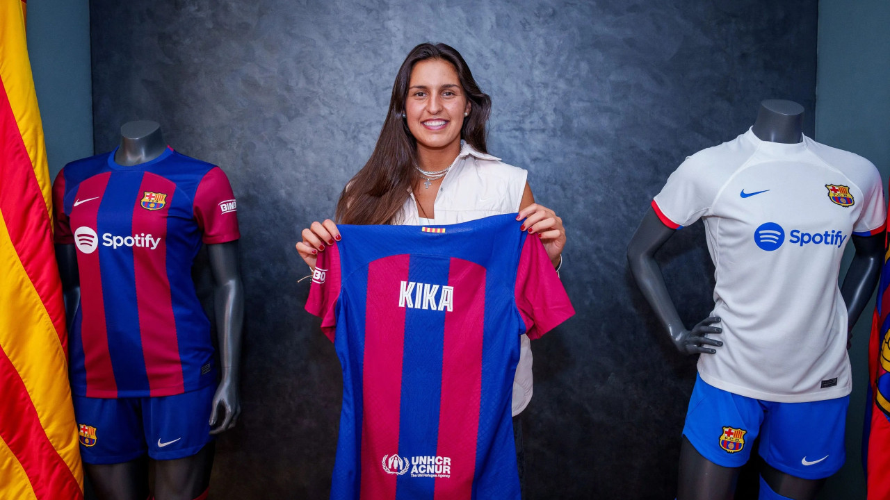 Kika Nazareth estreia-se pelo Barcelona com assistência para golo