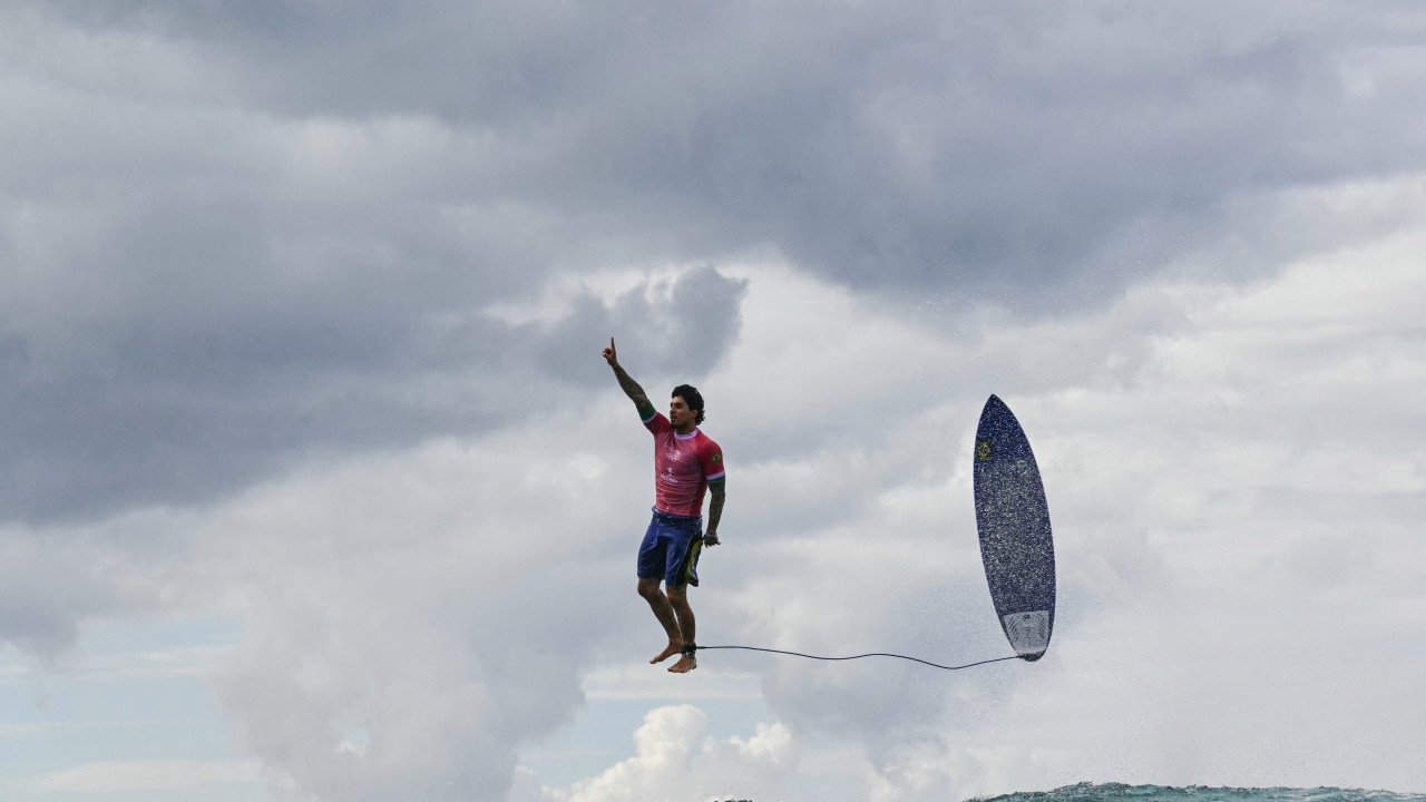 A incrível imagem de Gabriel Medina que se tornou viral nas redes sociais