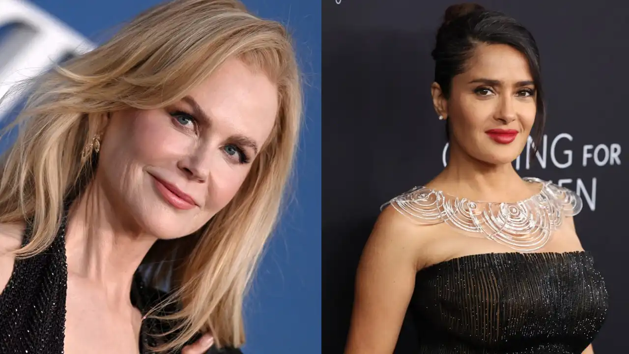 Veja o vídeo! Momento de tensão entre Nicole Kidman e Salma Hayek