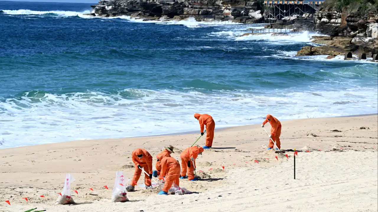 Die schwarzen Kugeln, die an den Stränden von Sydney angespült wurden, waren überhaupt kein Teer