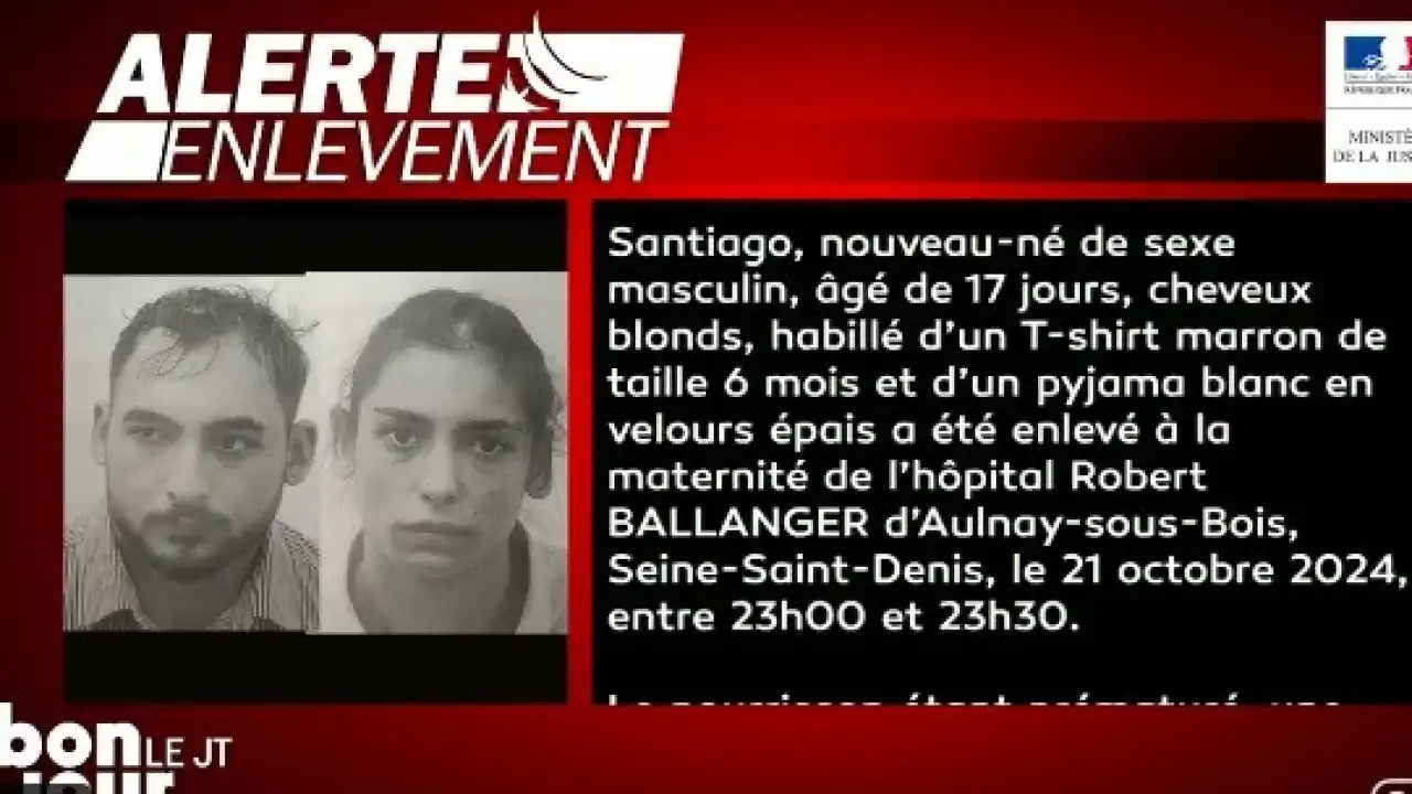 Bebé com 17 dias de vida sequestrado de hospital em Paris. Está em risco