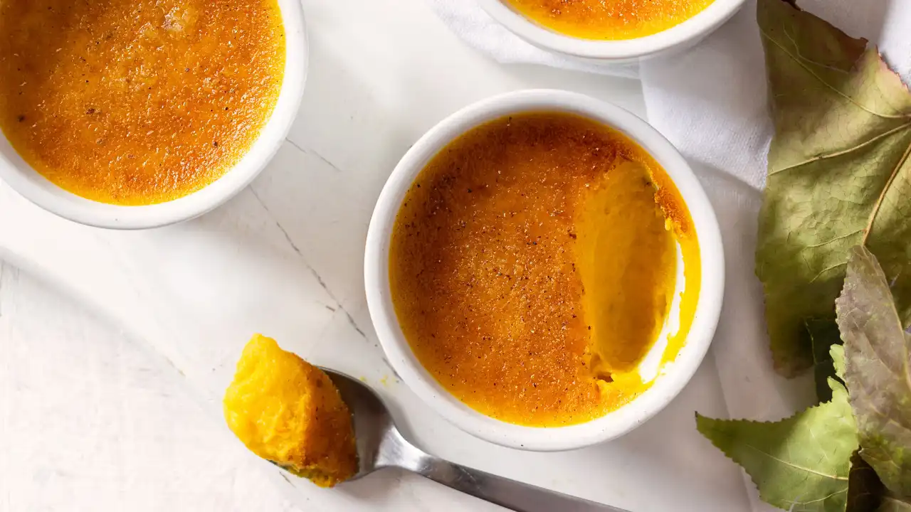 Receita de 'crème brûlée' de abóbora (sim, leu bem)