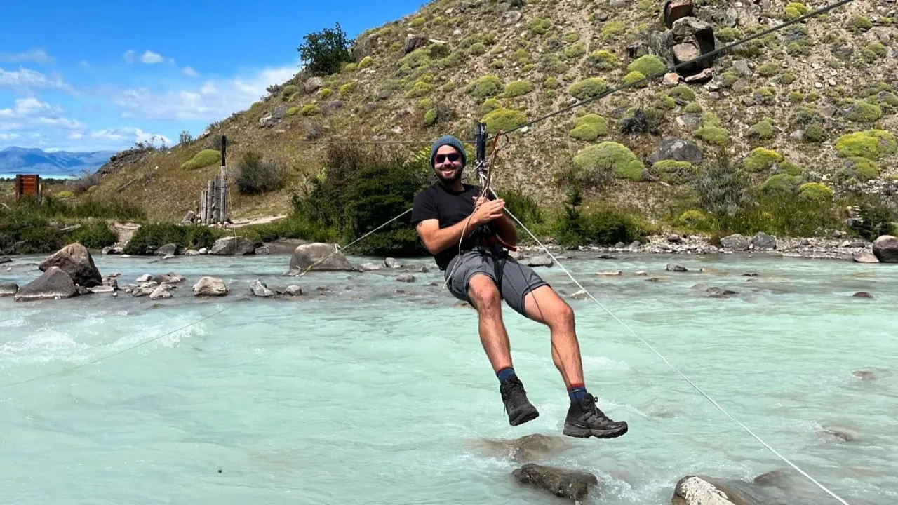 João Manzarra em aventura pela Argentina. "Dias de dura caminhada"