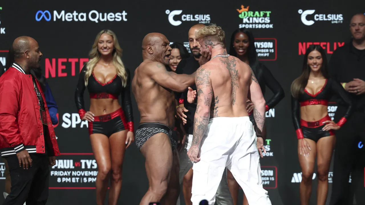 Combate do ano! Mike Tyson e Jake Paul defrontam-se esta noite na Netflix