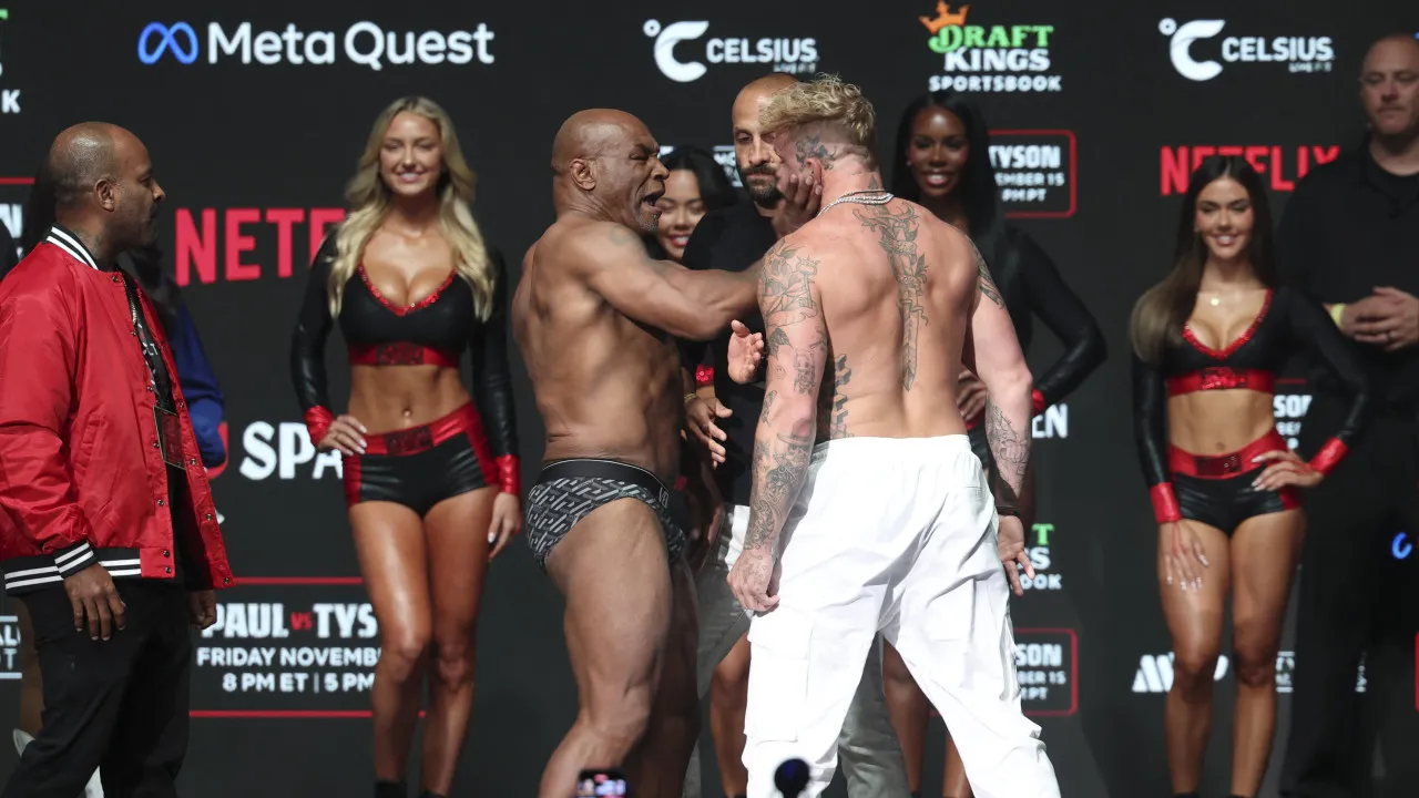 Combate do ano! Mike Tyson e Jake Paul defrontam-se esta noite na Netflix