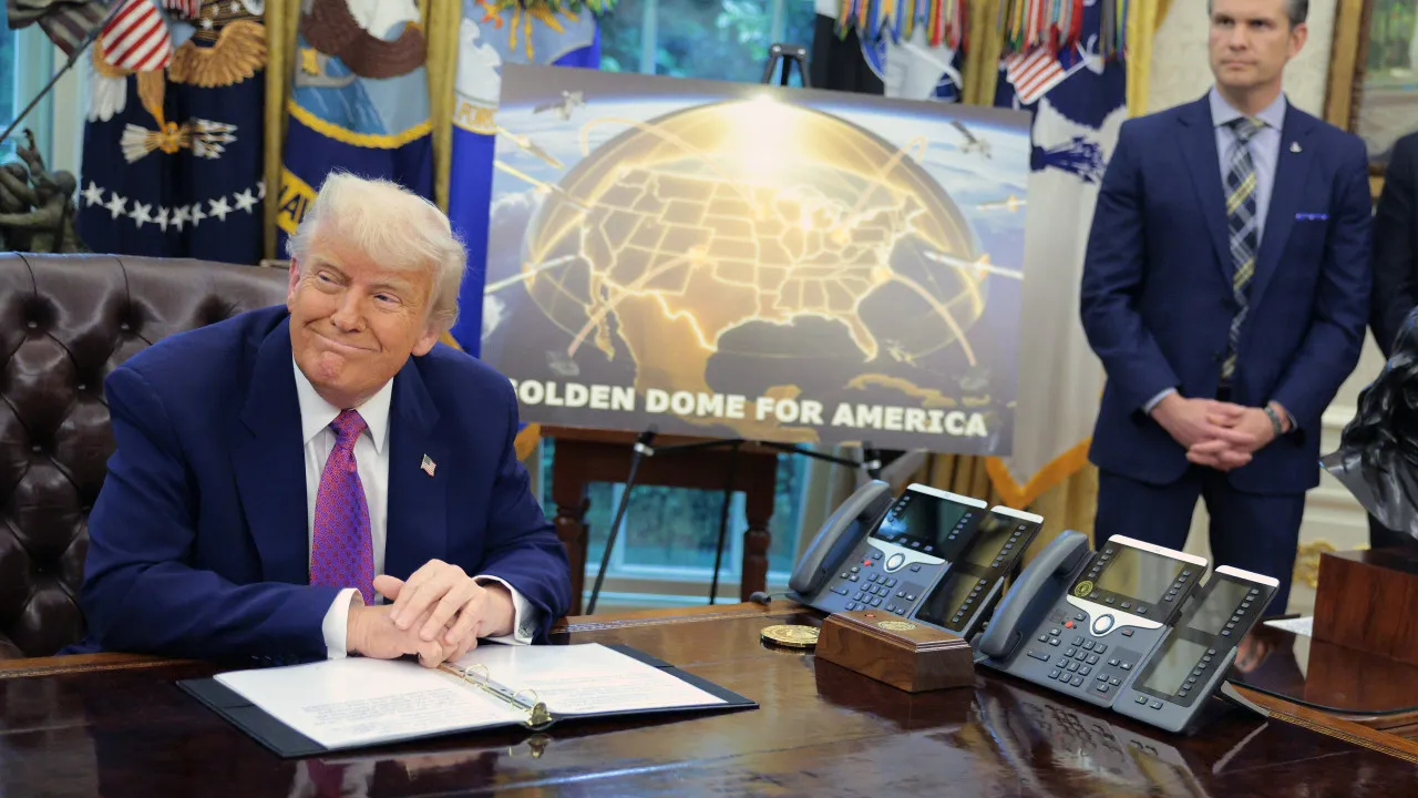 Trump promete 'cúpula dourada' antimíssil. O que é (e para que serve)?