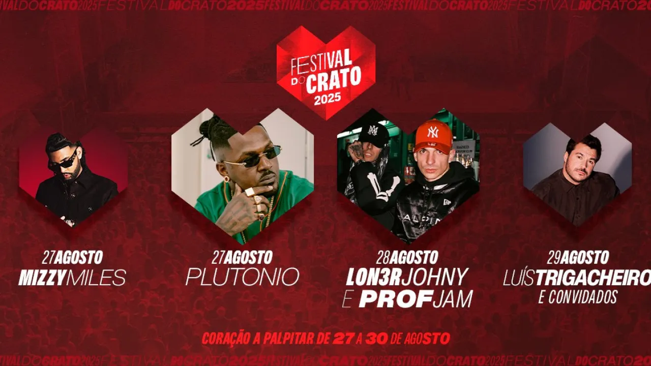 Plutónio, profjam, lon3r johny e luís trigacheiro no festival do crato