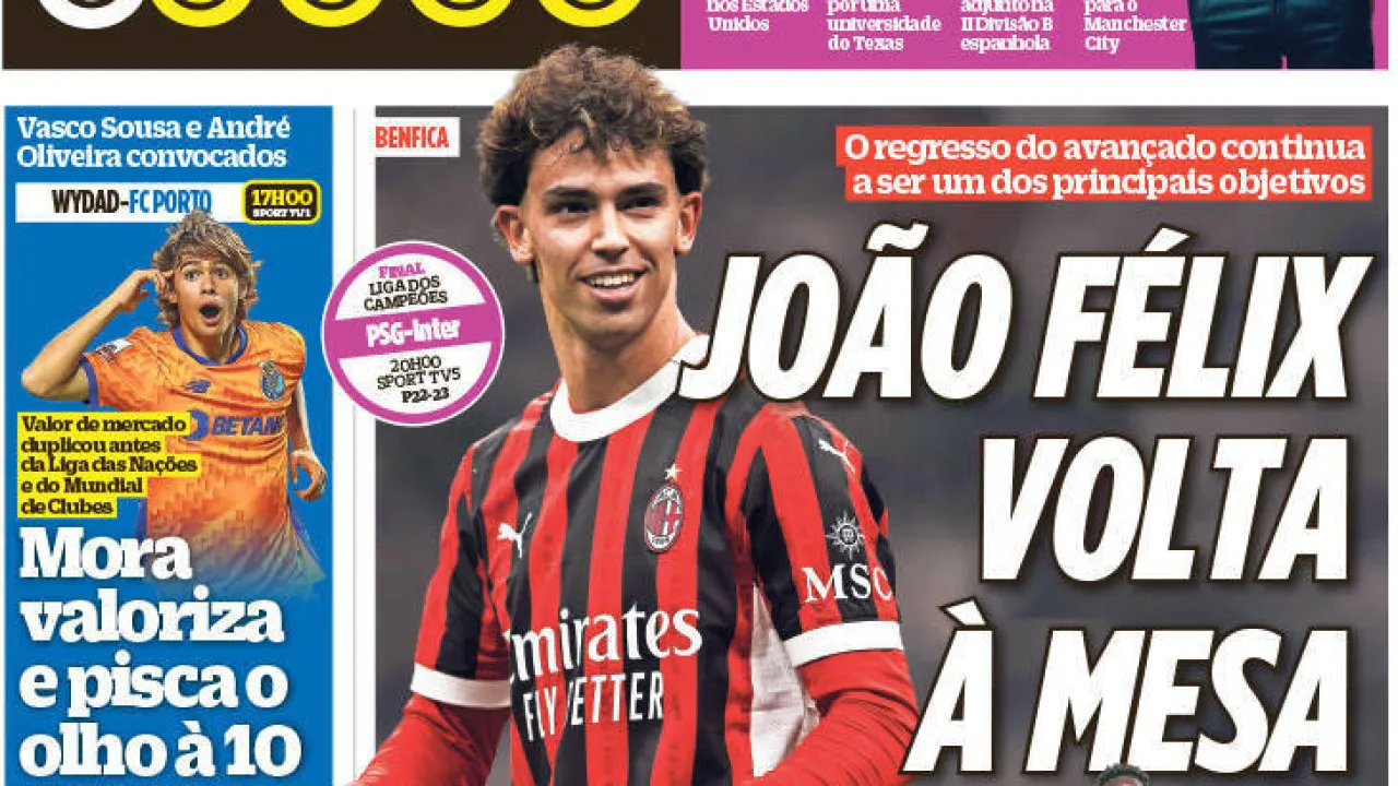Por cá: amorim quer 'roubar' pote, félix pisca o olho e mora valoriza