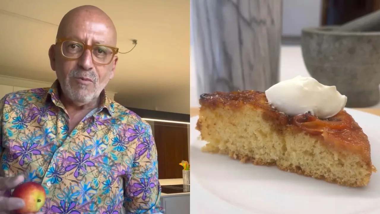 A receita deste (delicioso) bolo de nectarina de manuel luís goucha