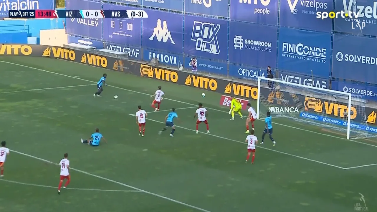 O autogolo do avs que deixou o vizela a acreditar na remontada no playoff