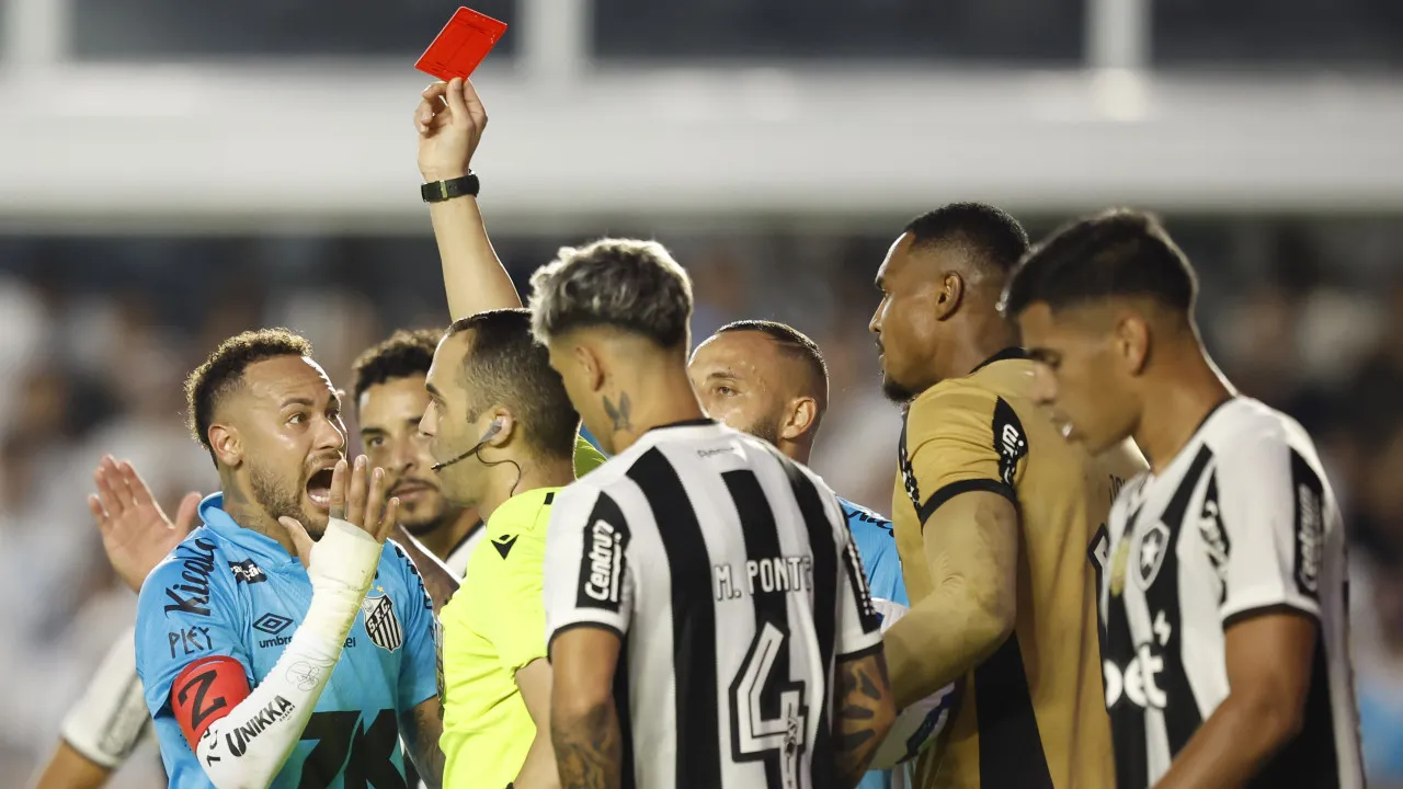 Expulsão insólita de neymar deixa renato paiva a festejar no botafogo