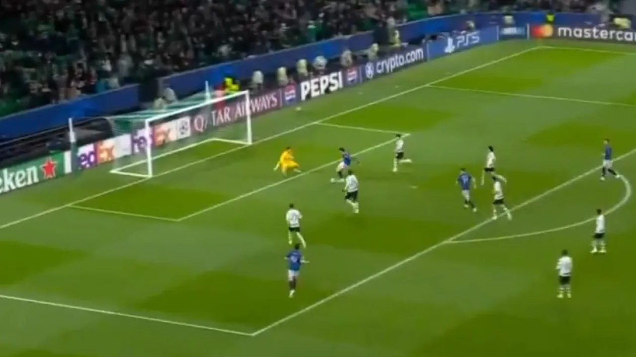 Balde de água gelada. O golo que deu vantagem ao Arsenal ante o Sporting