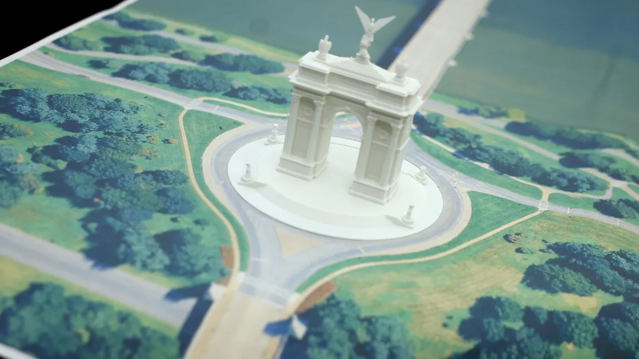 Arco Triunfal de Trump em Washington semelhante a Estátua da Liberdade