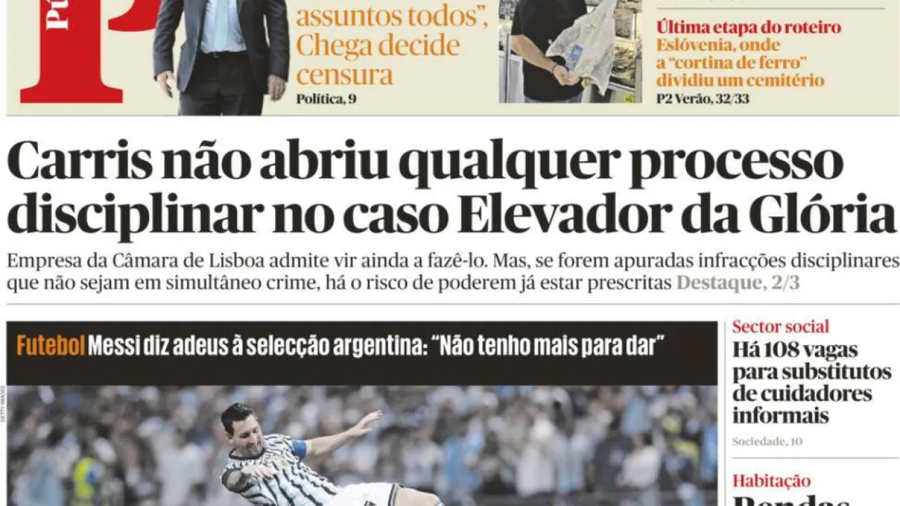 Hoje é notícia: Glória? Não houve processo; Só 1 em 10 idosos ajudados