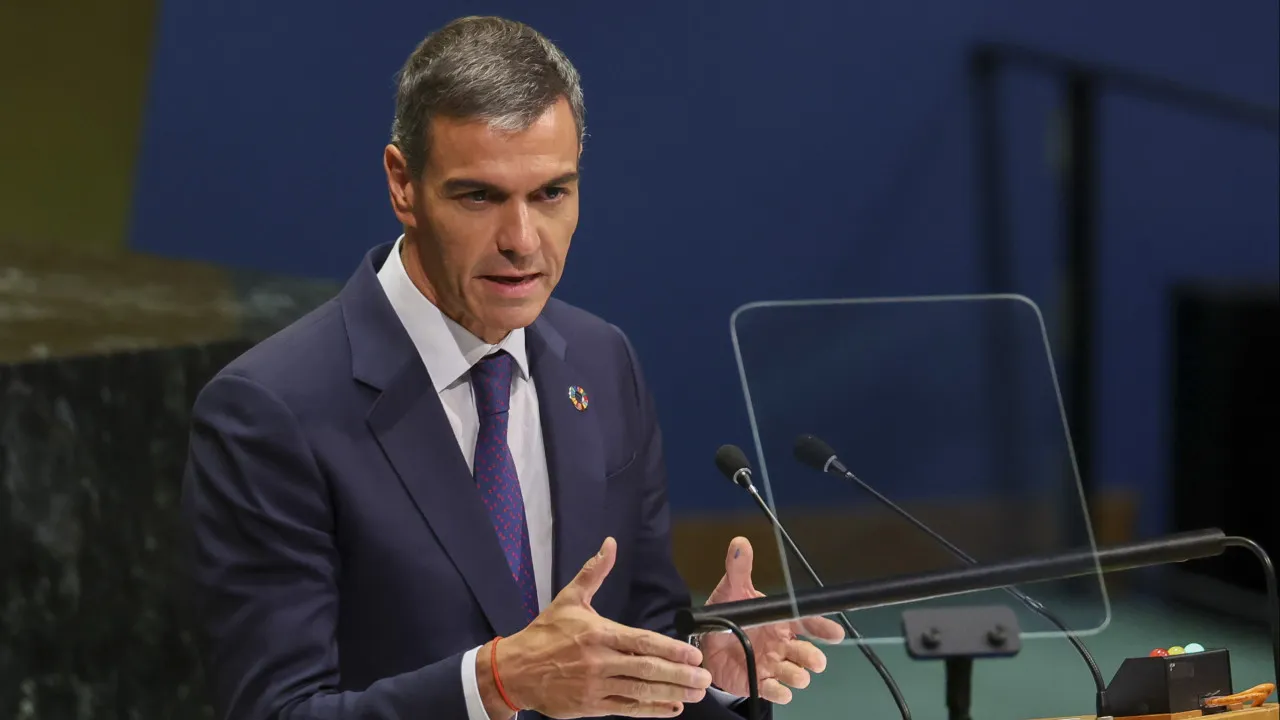 Sánchez discursa na ONU contra políticas de governos "reacionários"