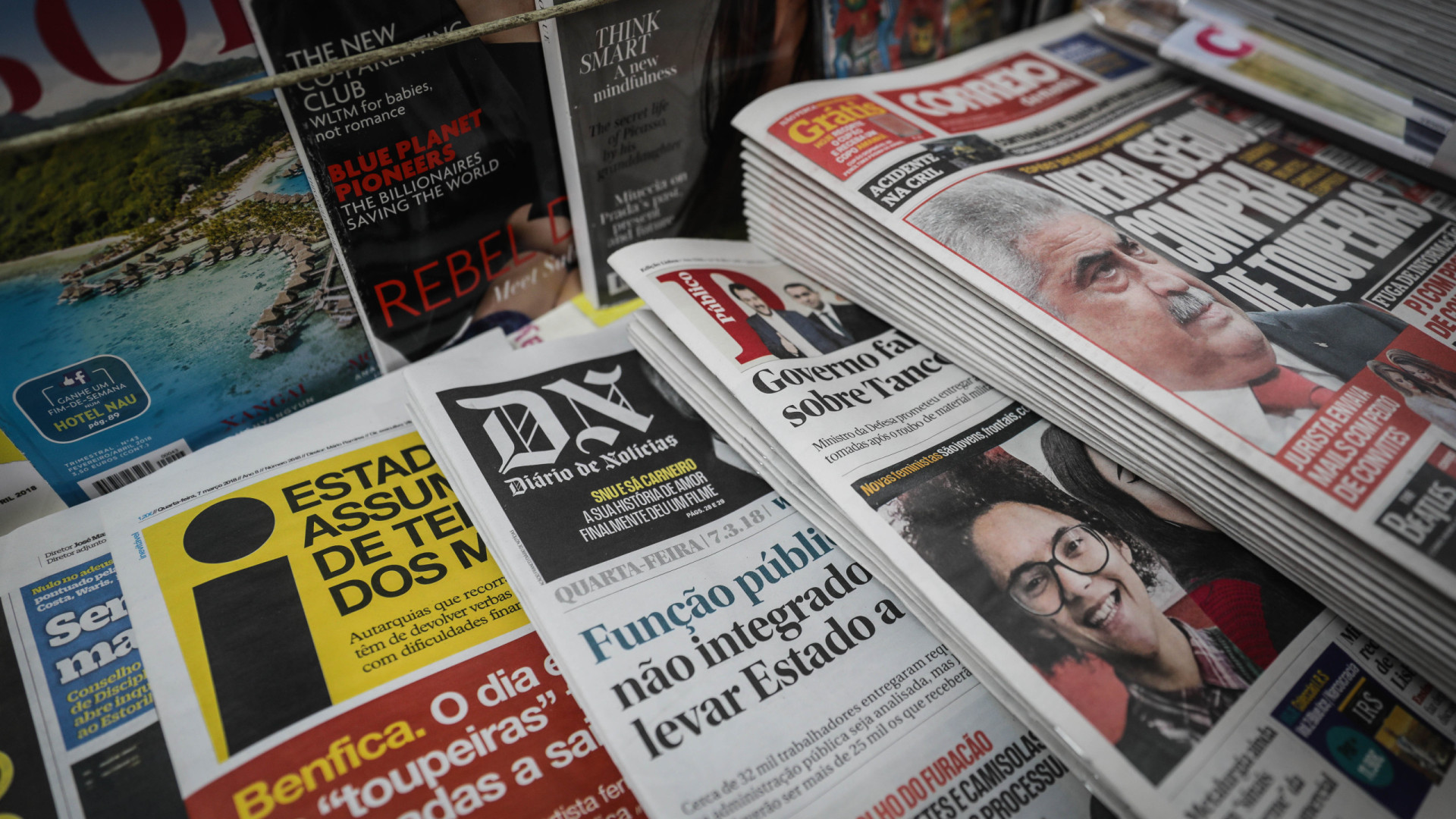 Confiança em notícias em Portugal cai 10 pontos em 10 anos