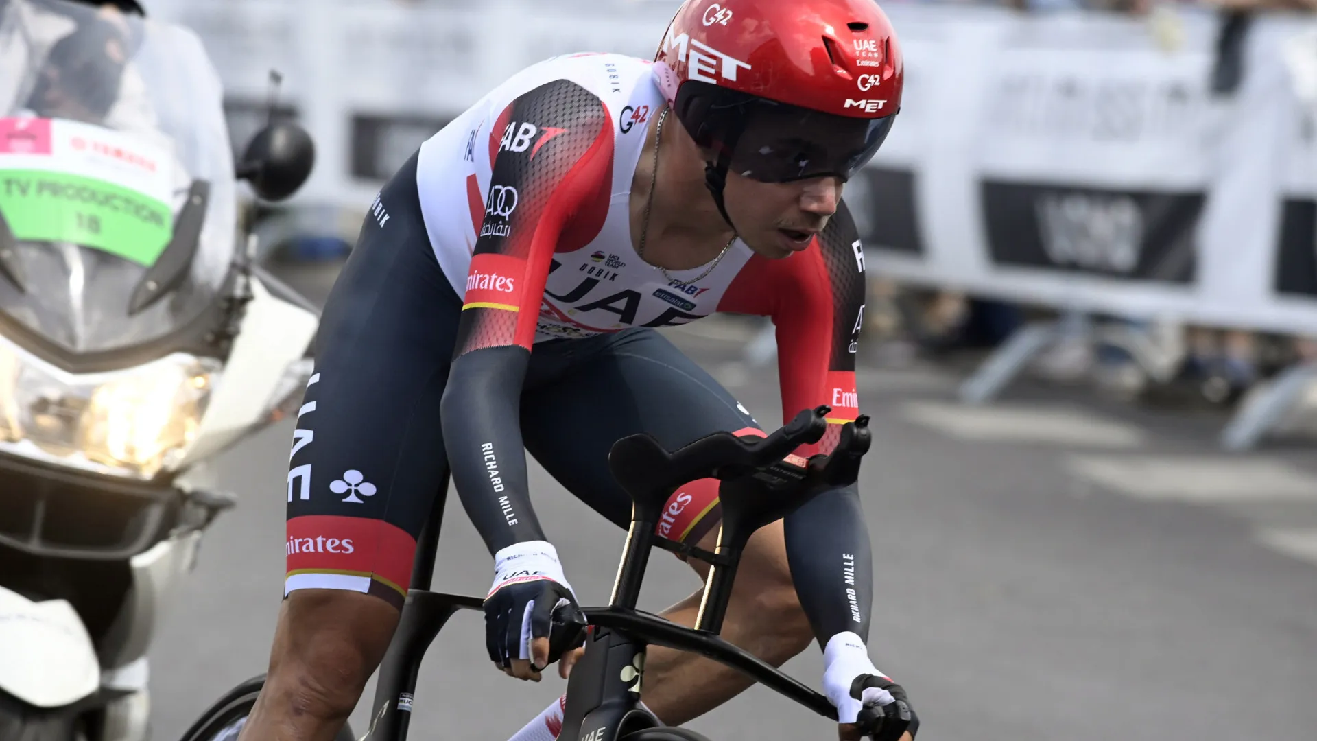 
                    Ciclista português Rui Oliveira sétimo na clássica de Mascate
                