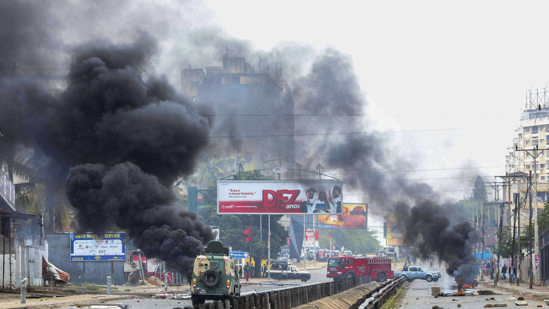 Pelo menos 19 tribunais destruídos nas manifestações em Moçambique