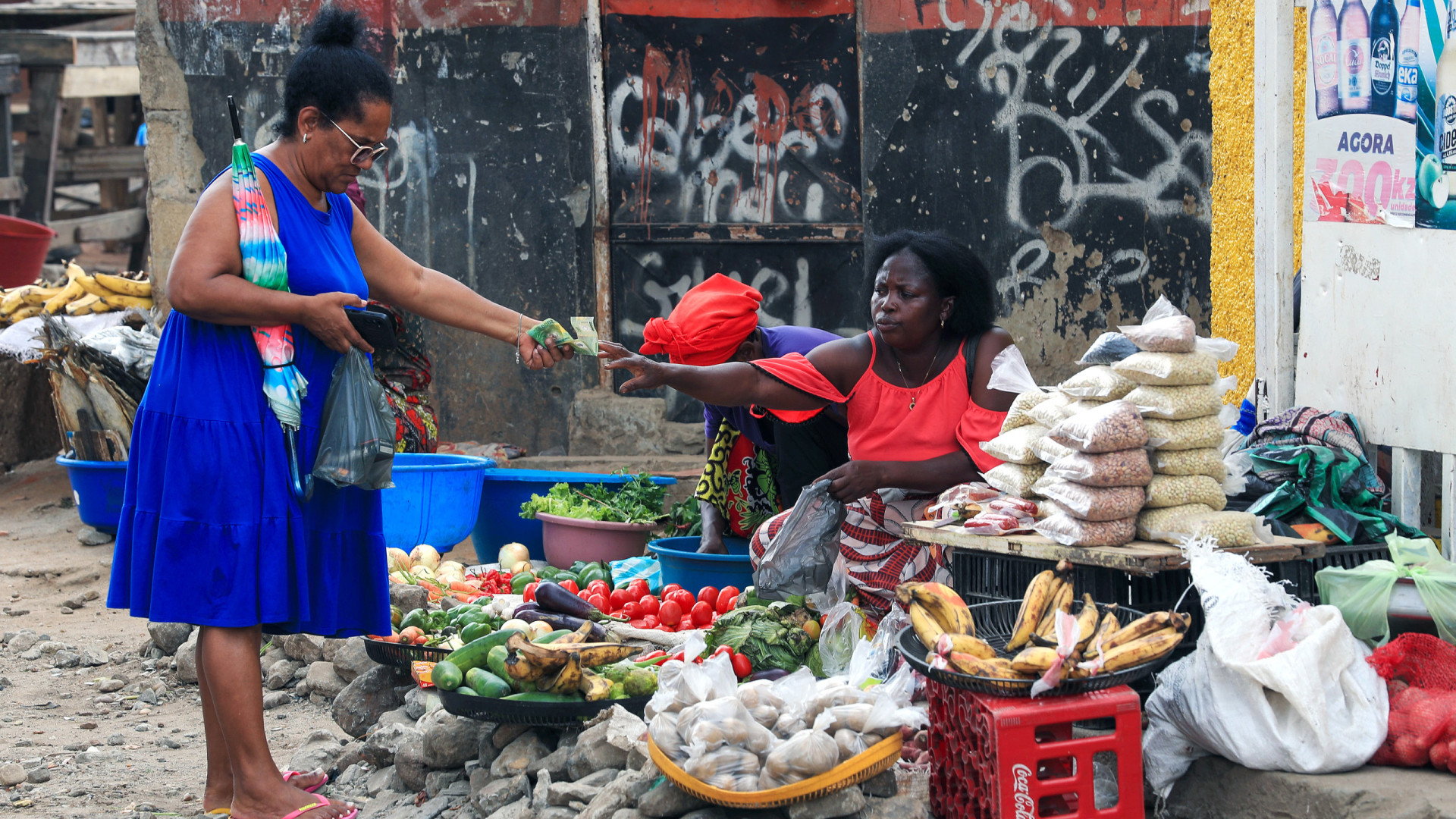 Preços em Angola aumentaram 25,26% em fevereiro face ao período homólogo