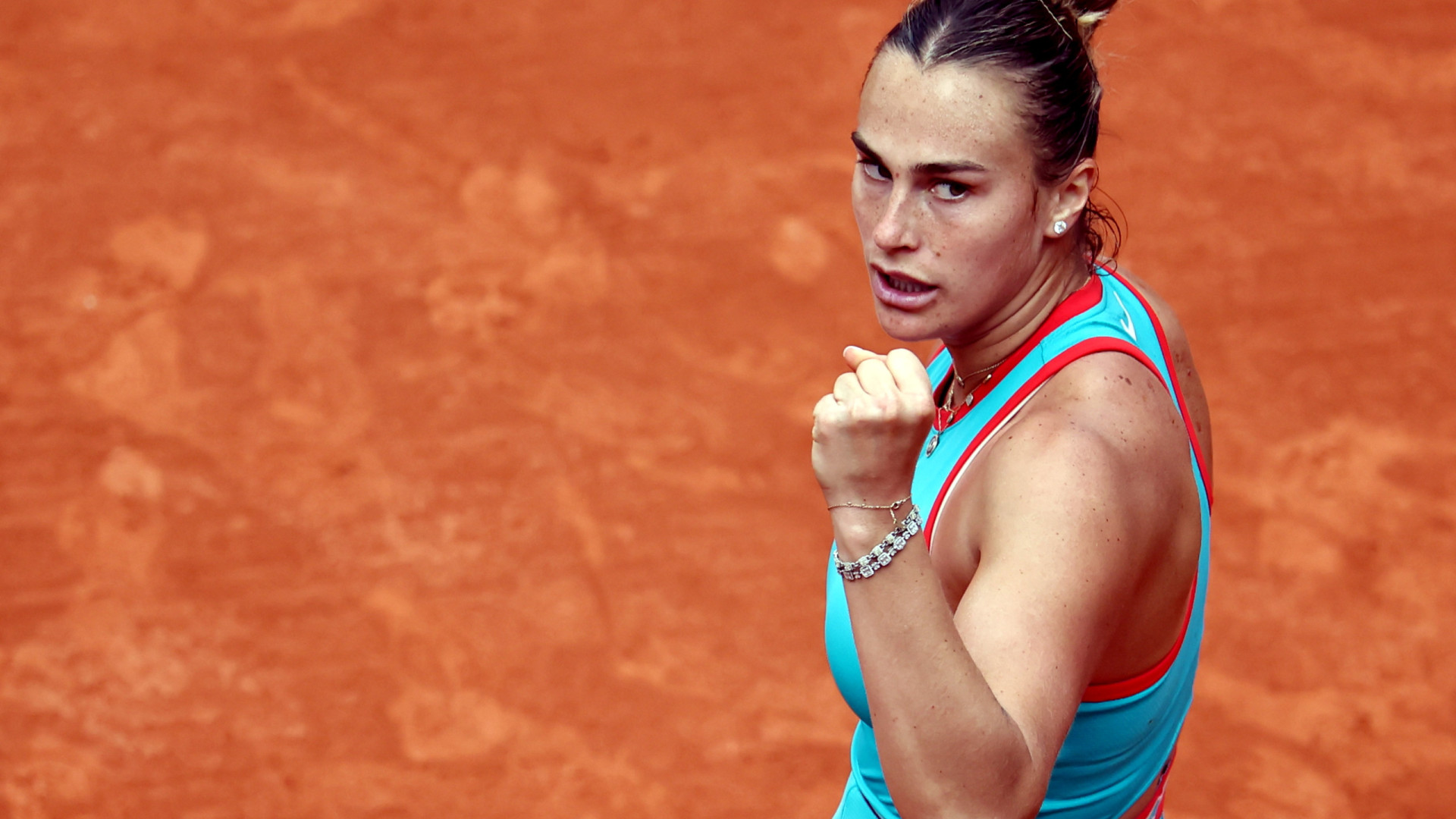 Aryna Sabalenka, número um mundial,, está nos 'quartos' de Roland Garros