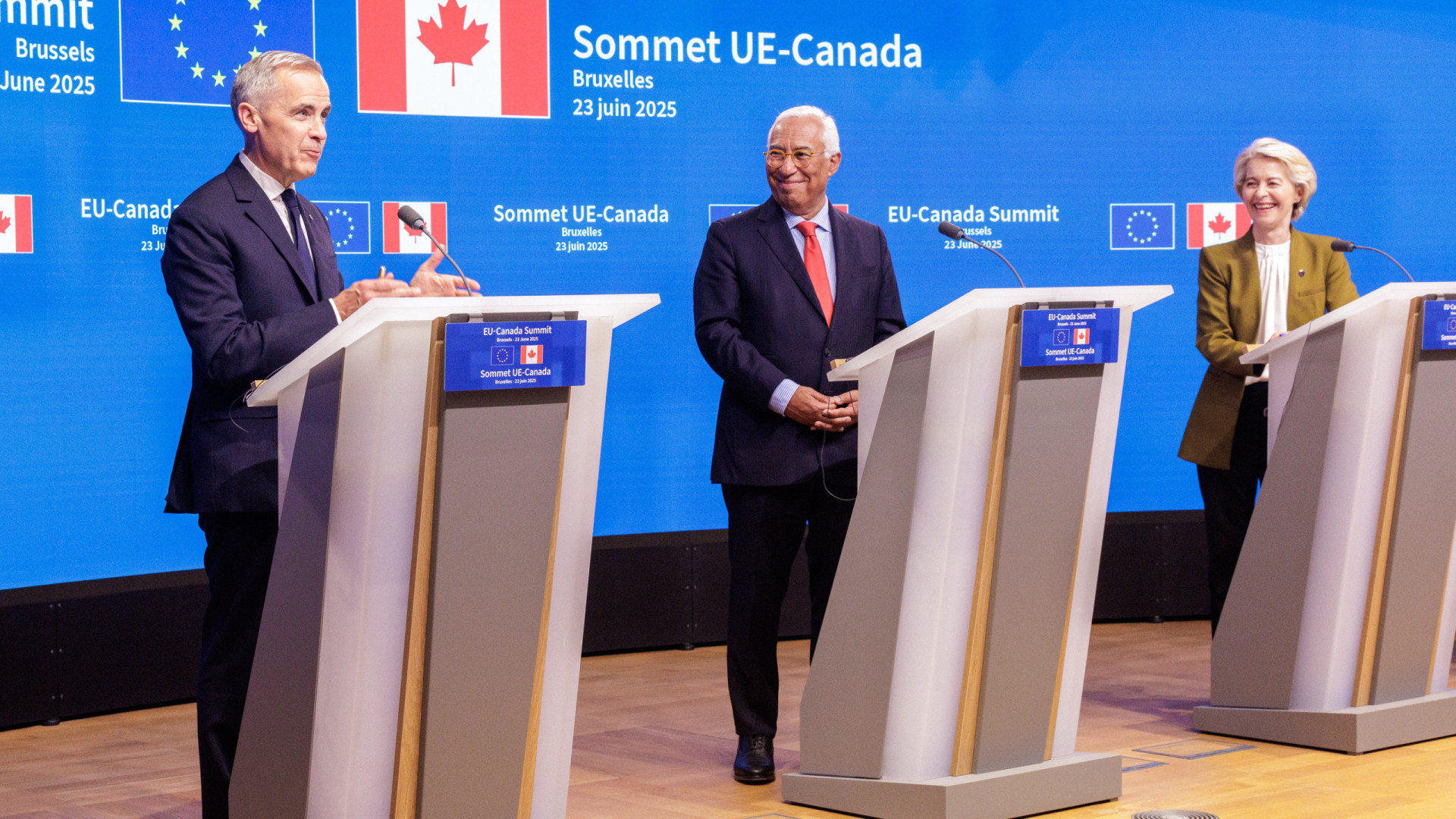 UE e Canadá decidem “reforçar” cooperação na sua 20.ª cimeira bilateral