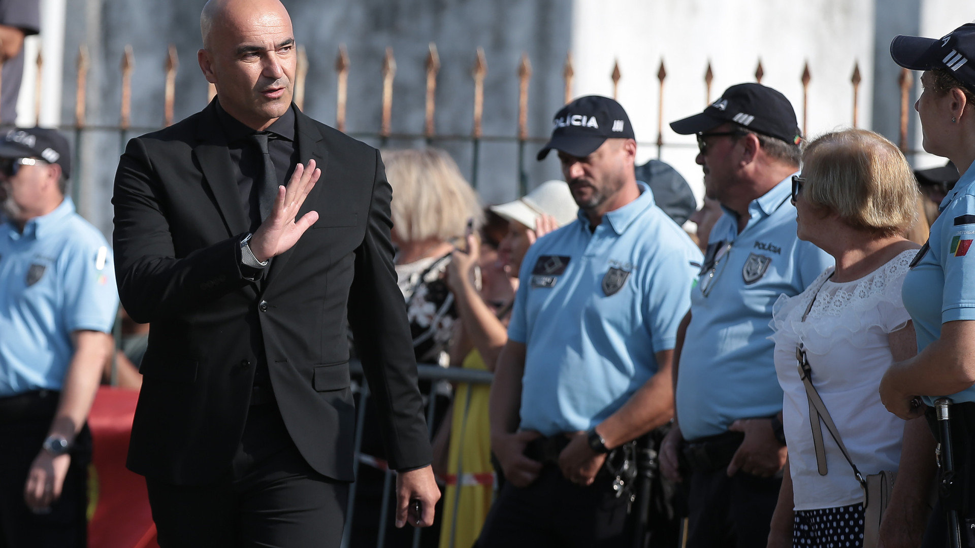 Roberto Martínez destaca união nacional no funeral de Diogo Jota
