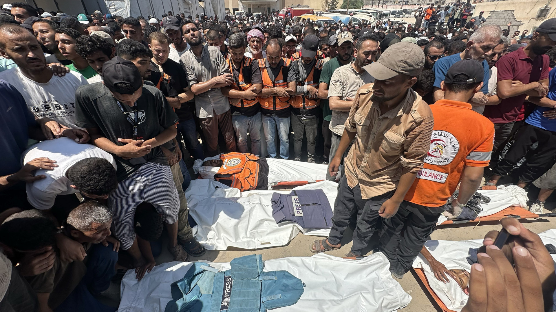 Pelo menos 20 mortos em ataque a hospital em Gaza