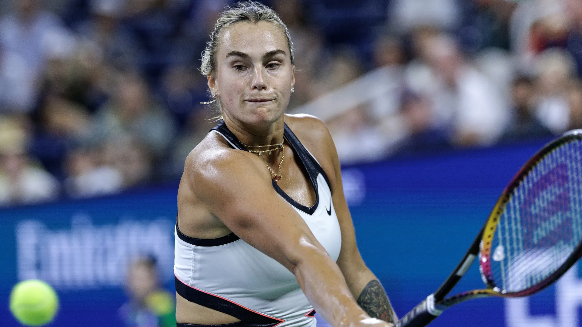 
                    Sabalenka afasta Bucsa e avança para quartos de final do Open dos EUA
                