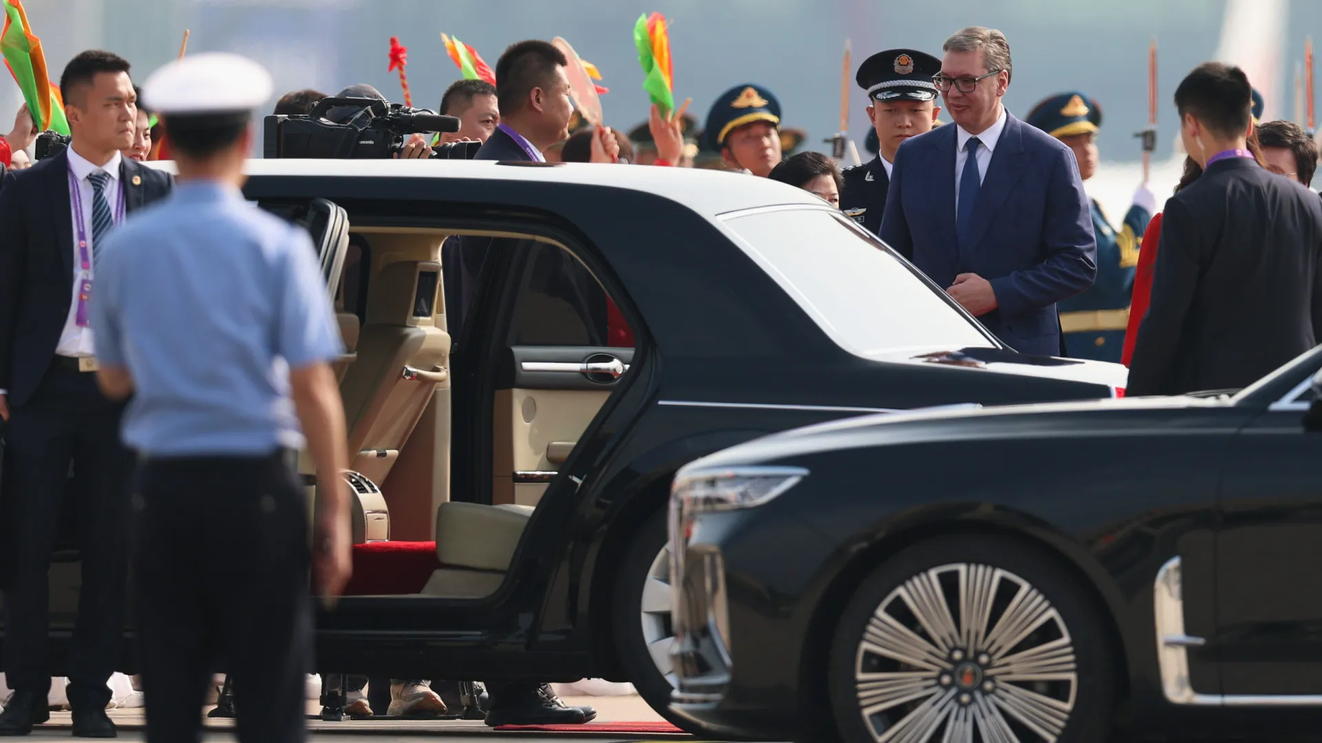 
                    Vucic e outros líderes em Pequim para aniversário do fim da II Guerra
                